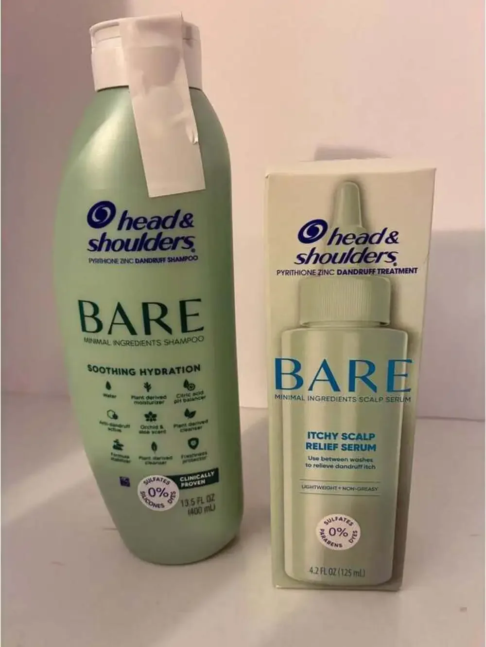Head & Shoulders BARE Shampoo and Scalp Serum Set